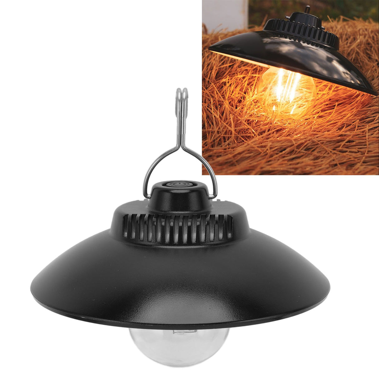 Hanging LED Camping Light Warm Light Lightweight Portable USB Charging LED Hook Camping Lamp with Hook for Outdoor