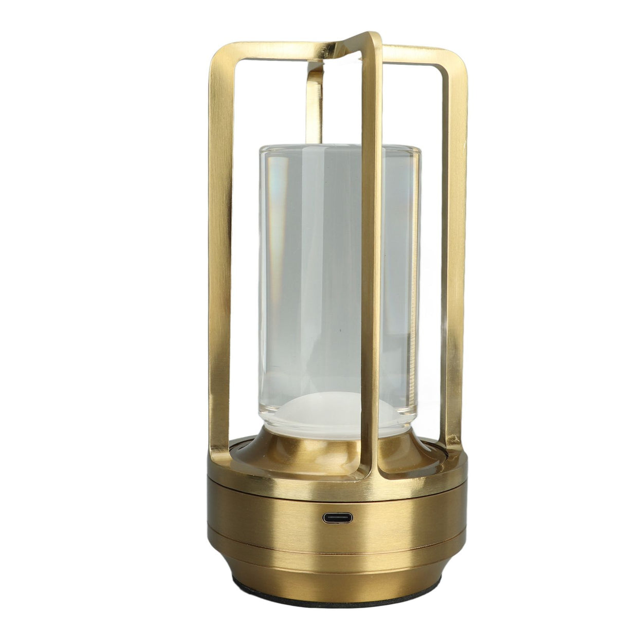 Cordless Table Lamp 3 Colors Stepless Dimming LED Table Lamp Rechargeable Touch Lamp Bedside Nightstand Lamp Gold