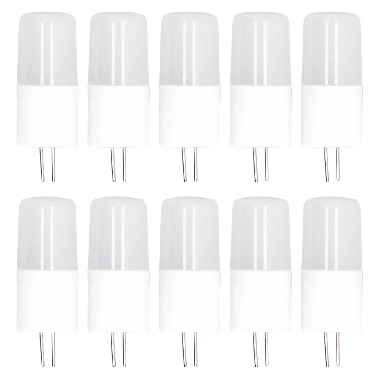10PCS G4 Light Bulb Warm White LED Light Ceiling Lamp Bulb AC12V Wall Lamp Bulb for Living Room Office