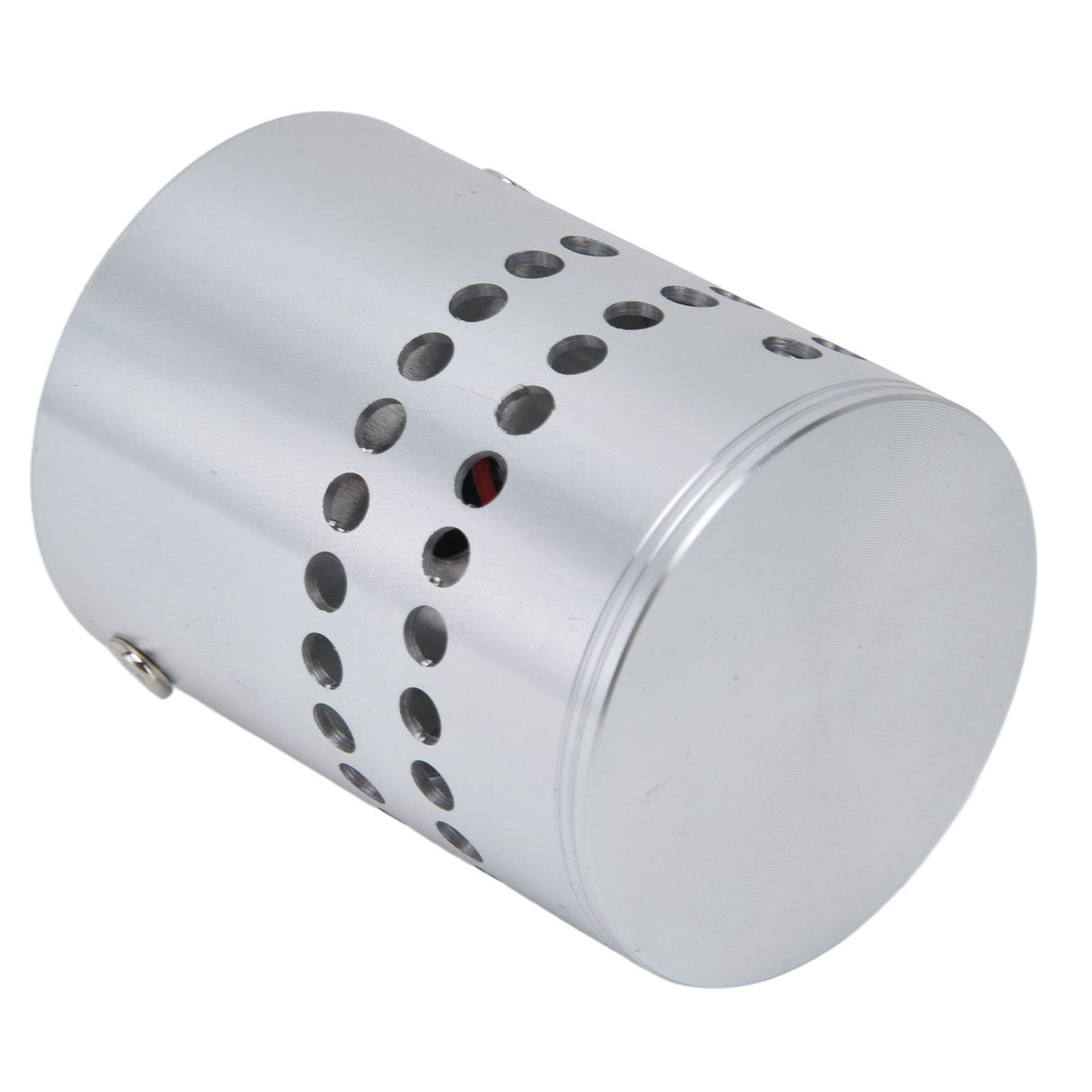 LED Aluminum Spiral Hole Wall Light Corrosion Resistance 3W Dimmable Spiral Lamp for Porch Living RoomRed