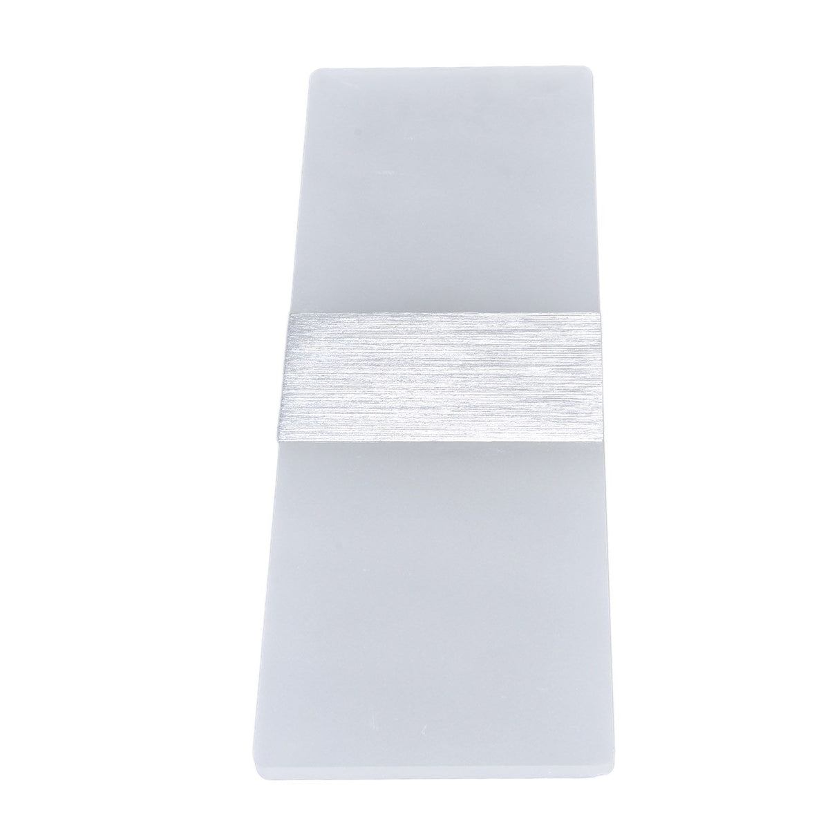 LED Wall Lamp 6W Acrylic Wall Light 360° Luminous High Brightness Preservative Up Down Lights for Bedroom Canteen 90‑265VSilver