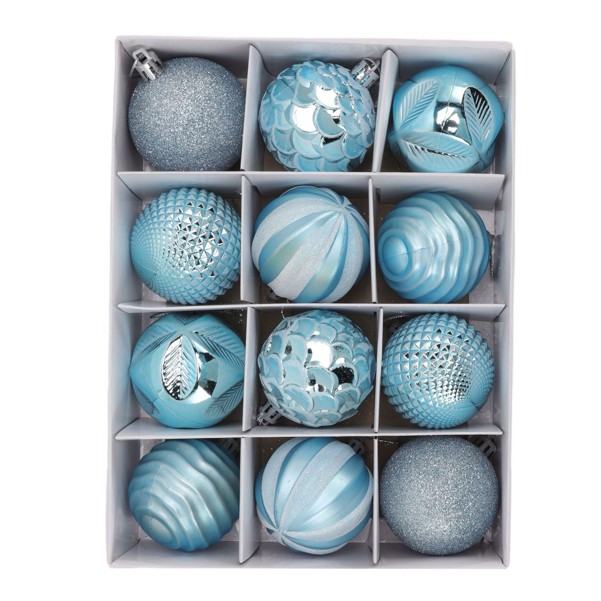 Christmas Tree Balls Ornaments Christmas Tree Decorations for Family Parties Garden Dinners Birthday Parties Blue