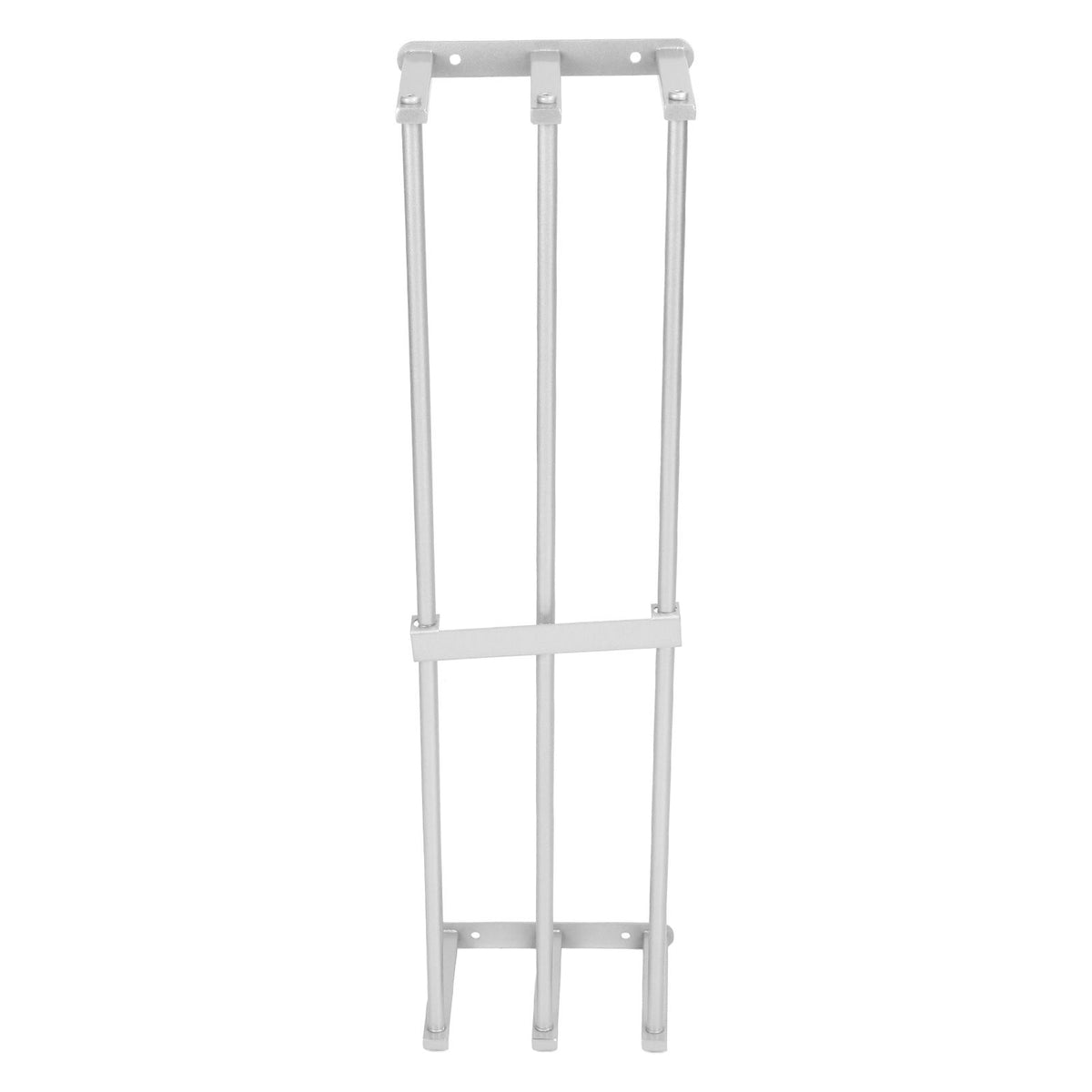 Bathroom Wall Towel Rack Wall Mounted 3 Bars Aluminum Alloy Rolled Towel Holder for Rolled Towels Silver
