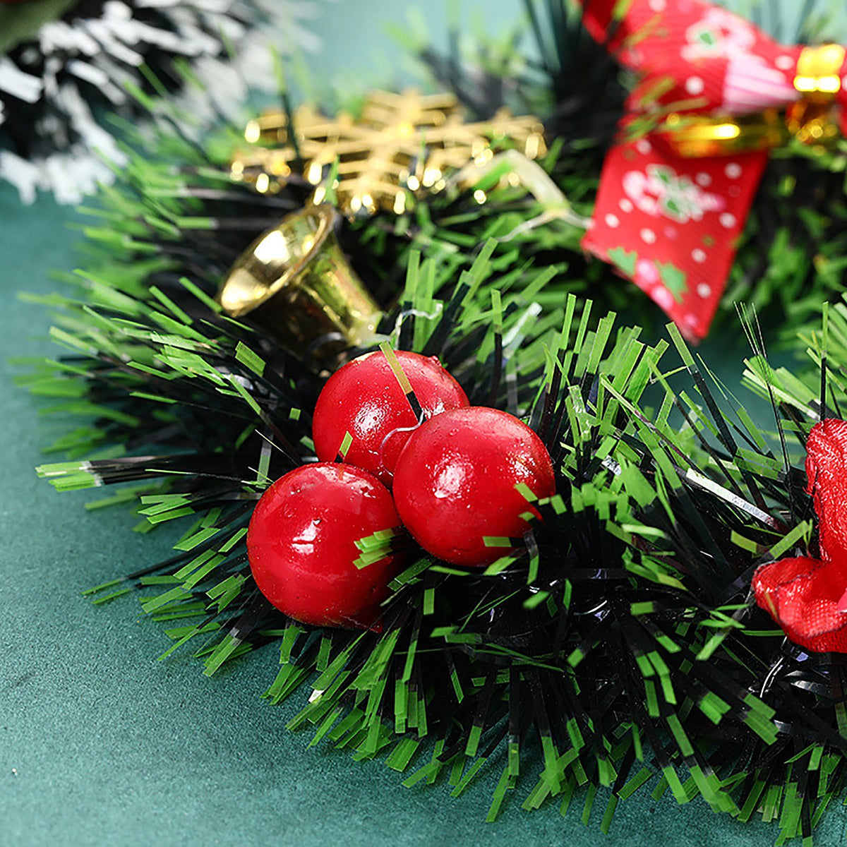 Candle Wreath Christmas Wreath Christmas Tree Wreath Candle Garland