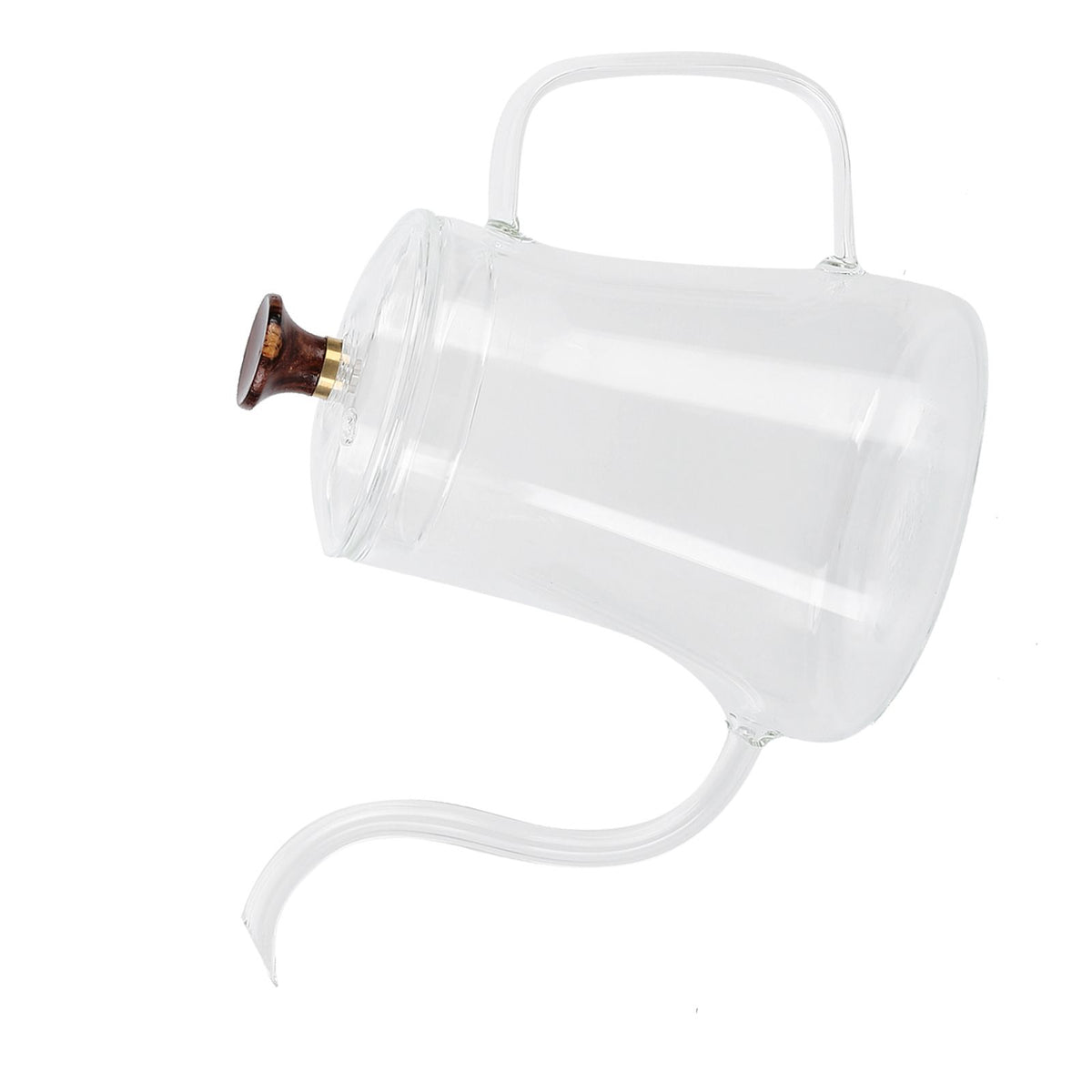 Glass Coffee Pot Swan Neck Thin Mouth Kettle HandMade Coffee Maker Pour Over Kettle(600 ml )