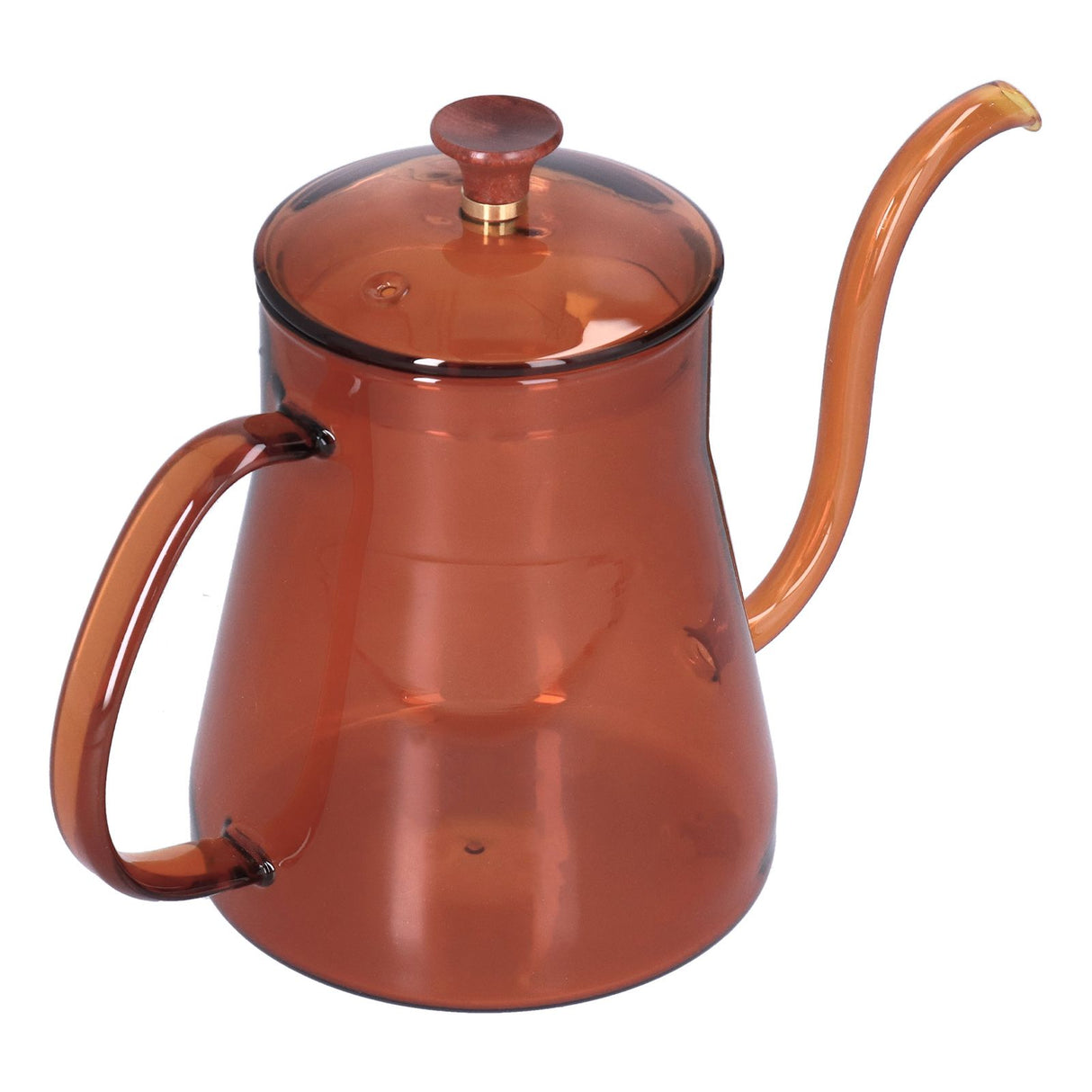 Coffee Kettle Glass Coffee Pot 600ML Coffee Drip Kettle Long Nozzle Kettle for Home KitchenCoffee