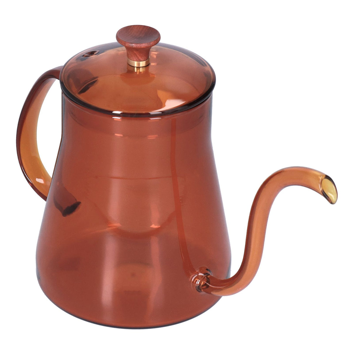 Coffee Kettle Glass Coffee Pot 600ML Coffee Drip Kettle Long Nozzle Kettle for Home KitchenCoffee