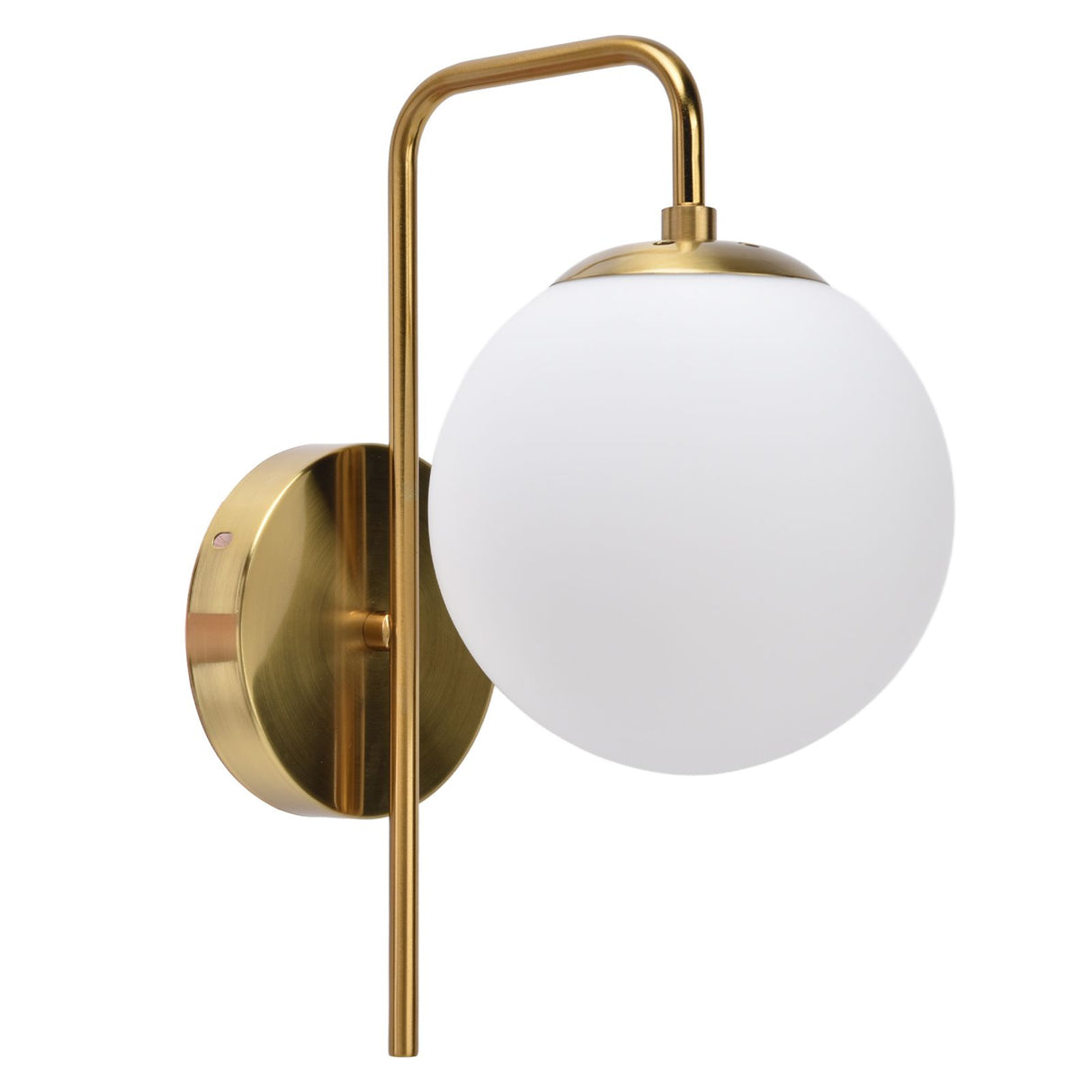 Nordic Modern E27 Glass Ball LED Wall Light Frosted Texture Round Bedroom Wall Lamp 110‑240V