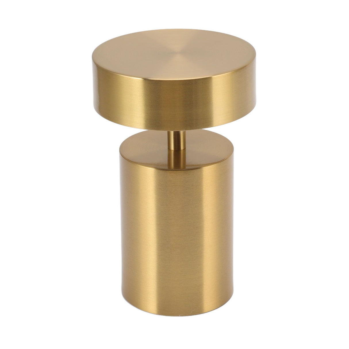 LED Table Lamp 3 Levels Electroplating USB Charging LED Night Light Desktop Decoration Table Lamp for Bar Hotel Restaurant Gold