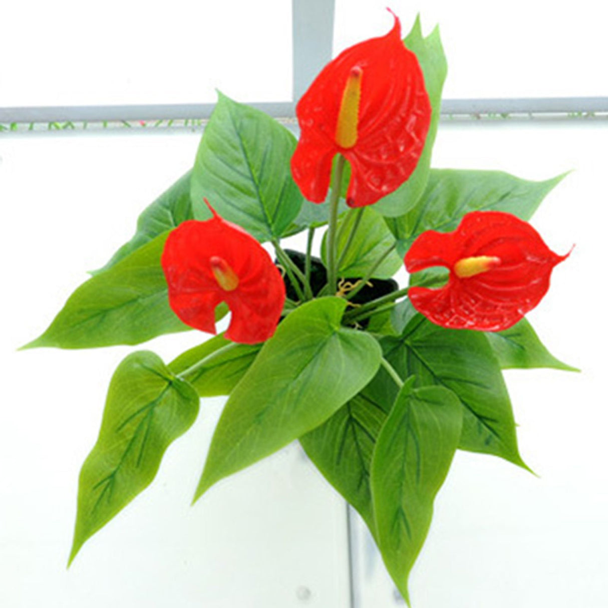 Artificial Flower Living Room Decorative Flowers Plastic Flowers Simulation Potted Plant Ornaments Fake Flower