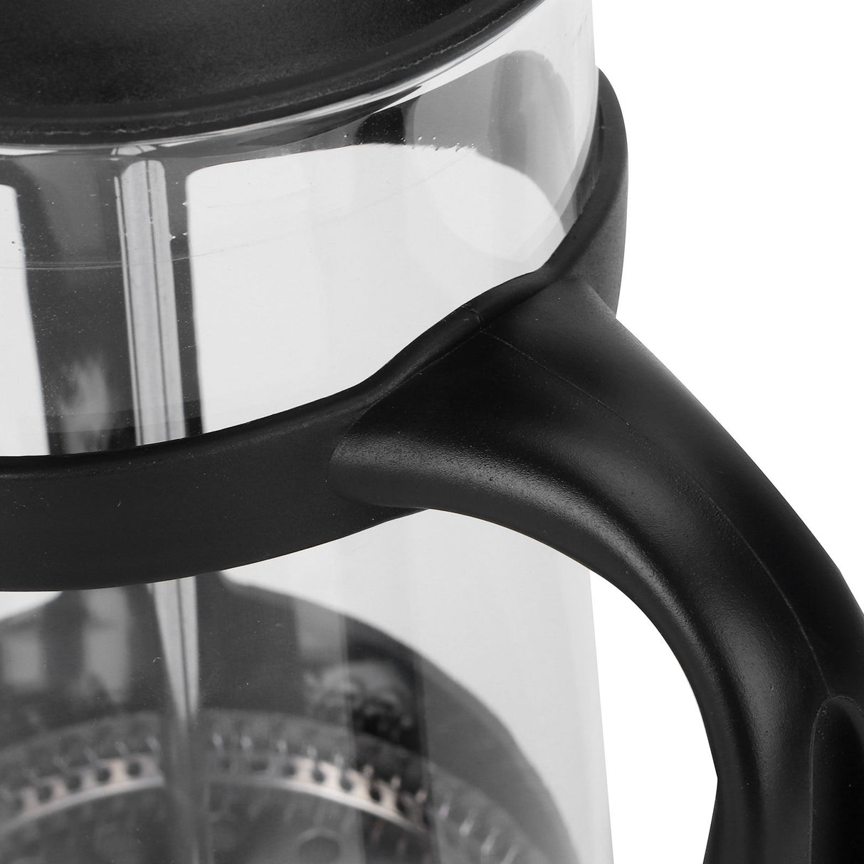 Coffee Tea Maker Kettle High Temperature Resistant Borosilicate Filter Teapot Hand Brewing Black600ml