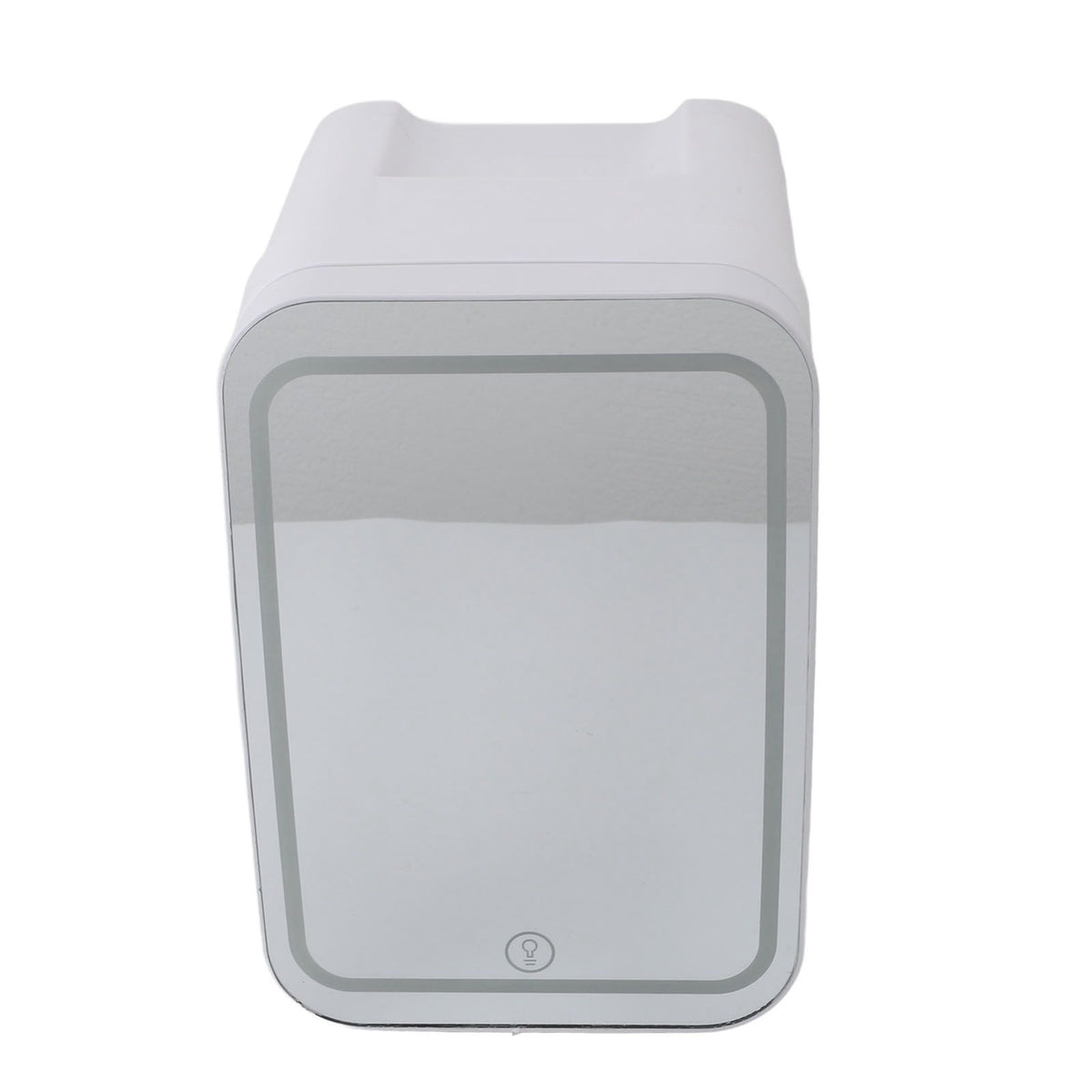 Portable Mirrored Beauty Fridge With Lighting 4L Mini Refrigerator Skin Care Makeup Storage with Mirror Light For Home Car US Plug 110V