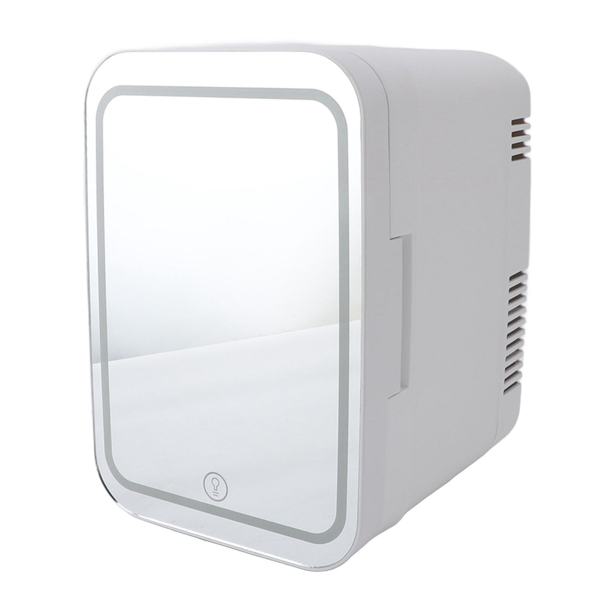 Portable Mirrored Beauty Fridge With Lighting 4L Mini Refrigerator Skin Care Makeup Storage with Mirror Light For Home Car US Plug 110V