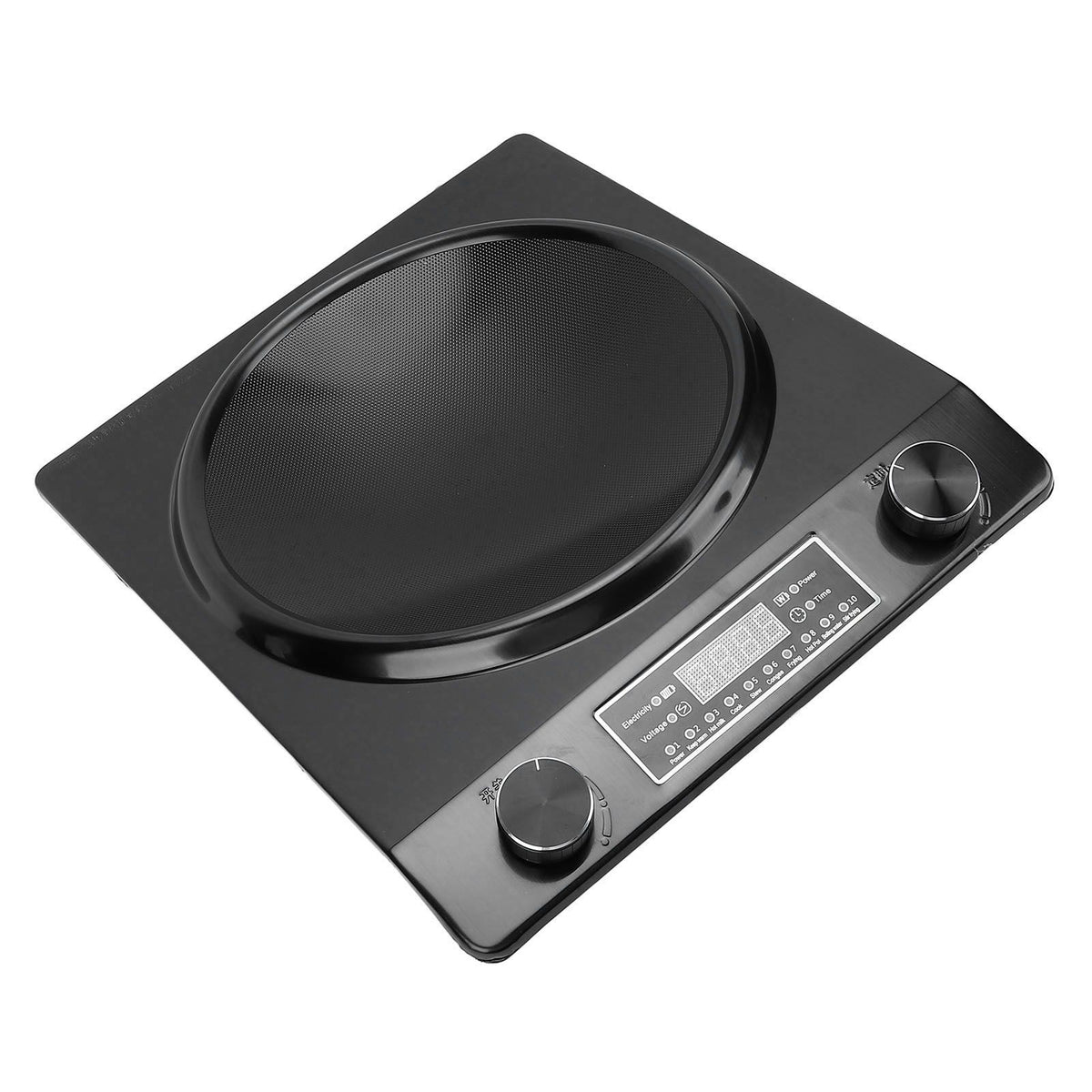 3500W Portable Induction Cooktop Aluminum ABS Countertop Induction Cooker Hot Plate with Smart Touch Panel for Home Kitchen US Plug 110V