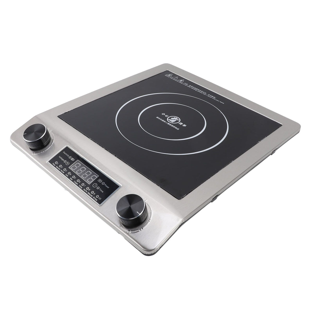 Induction Cooktop 3500W Fast Heating Easy to Clean Portable Touch Panel Multiple Safety Preventions Induction Hot Plate for Cooking EU Plug 220V