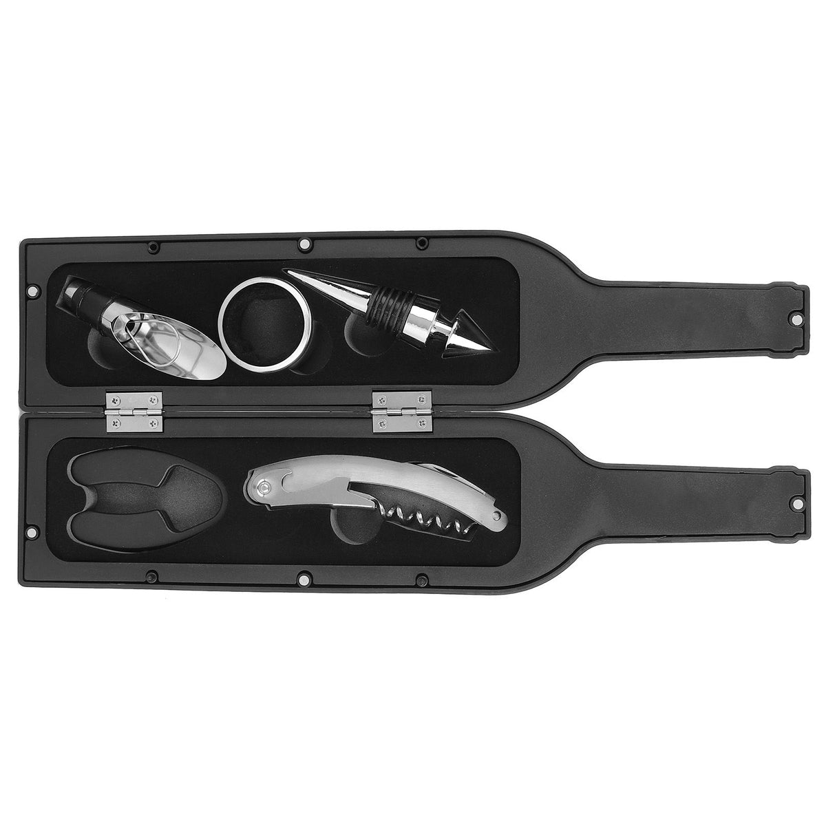 5Pcs/Set Wine Opener Accessories Gift Tools Set Corkscrew Opener Wine Bottle Opening Kit Party Gifts