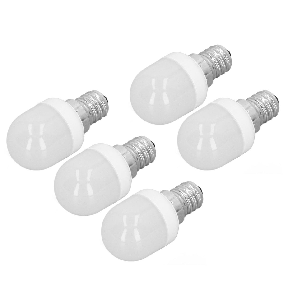 5pcs Light Bulbs E12 Thread Soft Light 1.5W 75LM LED Light Bulbs for Desk Lamp Ceiling Fan Lamp Wall Lamp AC220V Warm Light 6000K
