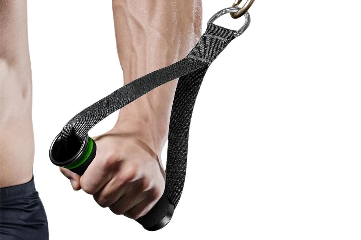 Yoga Strength Trainer Pull Down Home Gym Exercise Handles Replacement Fitness Equipment for Pilates -Green