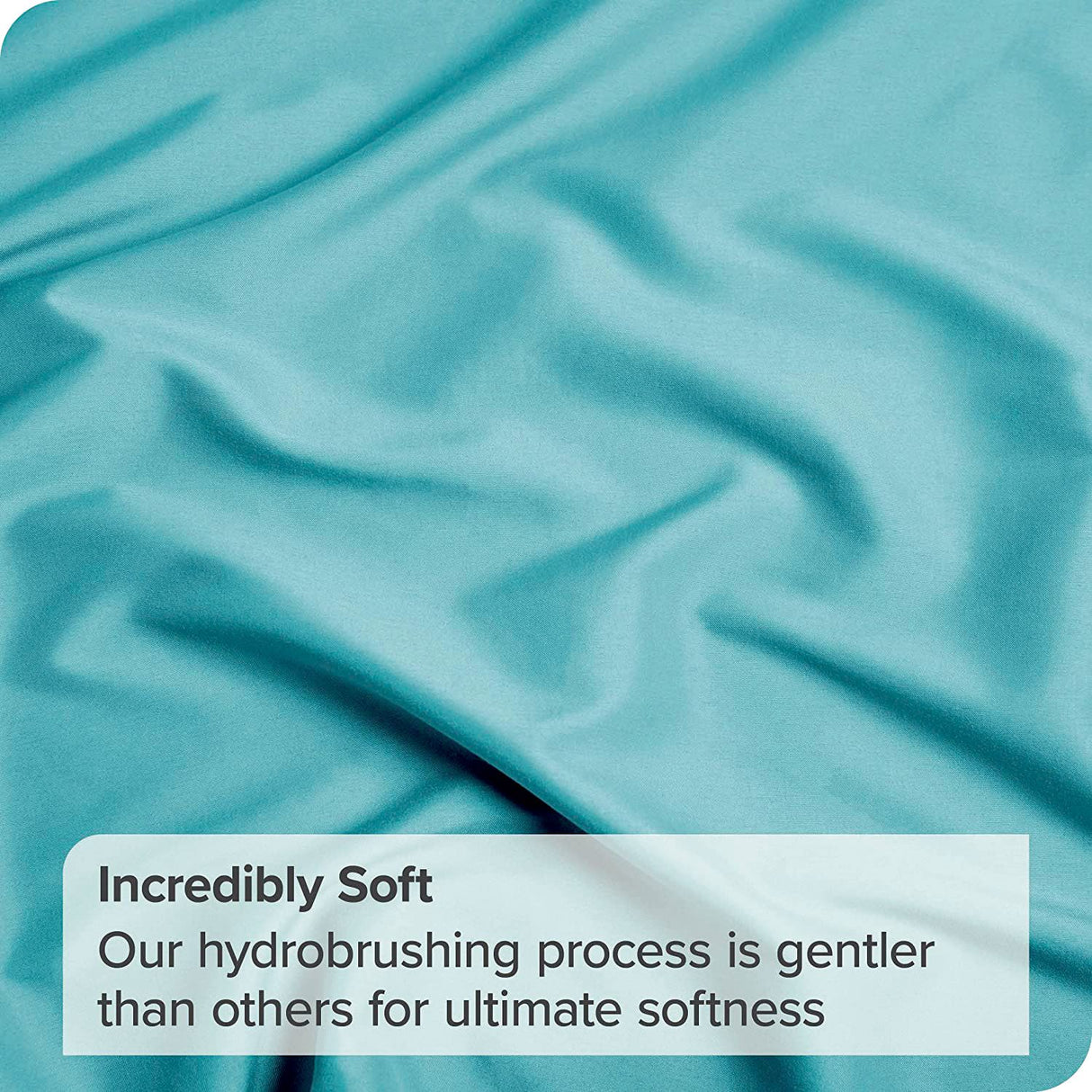 3 Piece Bed Sheet Set- Bedding Sheets & Pillowcases -Breathable Bedding - Wrinkle, Fade, Stain Resistant-Deep Pocket Flat Fitted Bed Sheet Set(Ice Blue,Single)