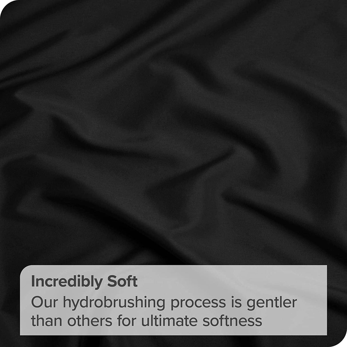 3 Piece Bed Sheet Set- Bedding Sheets & Pillowcases -Breathable Bedding - Wrinkle, Fade, Stain Resistant-Deep Pocket Flat Fitted Bed Sheet Set(Black,Single)