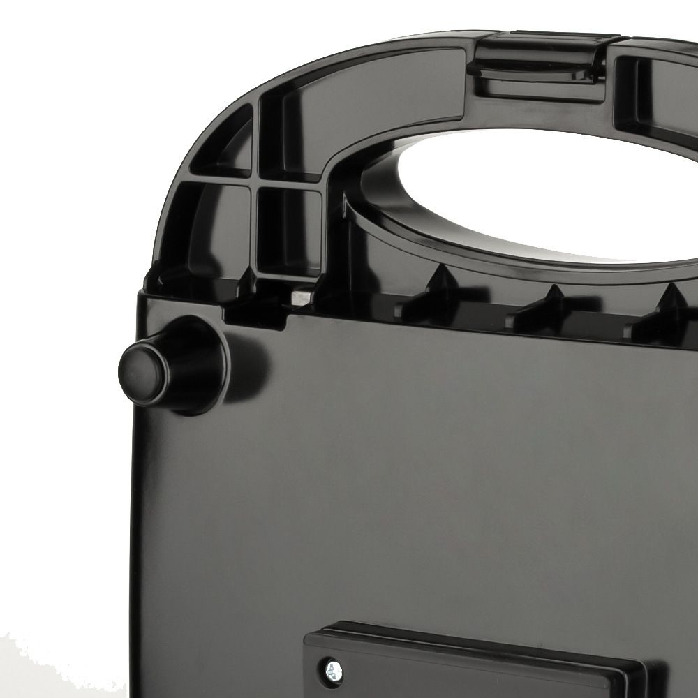 Compact Electric Sandwich Maker with Non-Stick Dual Grill Plates, Portable Hot Press for Quick Breakfast, Snacks and Light Meals in Small Kitchens (Black)