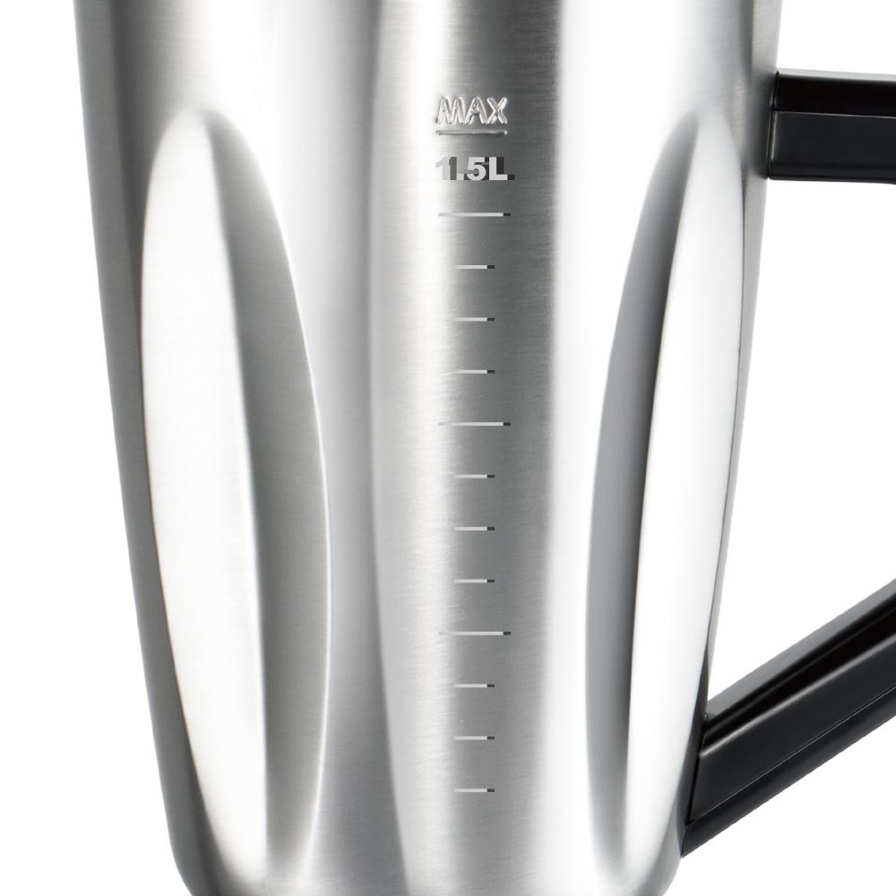 2-in-1 Electric Blender and Grinder with Stainless Steel Body, 1.5L Large Capacity Jar and Compact Glass Grinding Cup for Smoothies, Juices, Coffee Beans and Dry Ingredients (Silver)