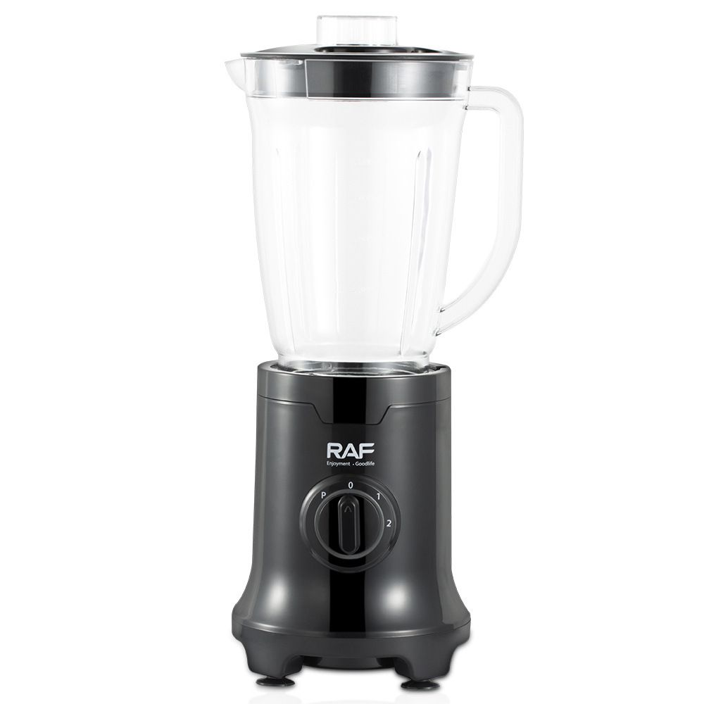 Four-in-One Electric Food Processor Blender with Multi-Function Cups for Juicing, Meat Grinding, Coffee Bean Milling and Baby Food Prep in Home Kitchens (Black)