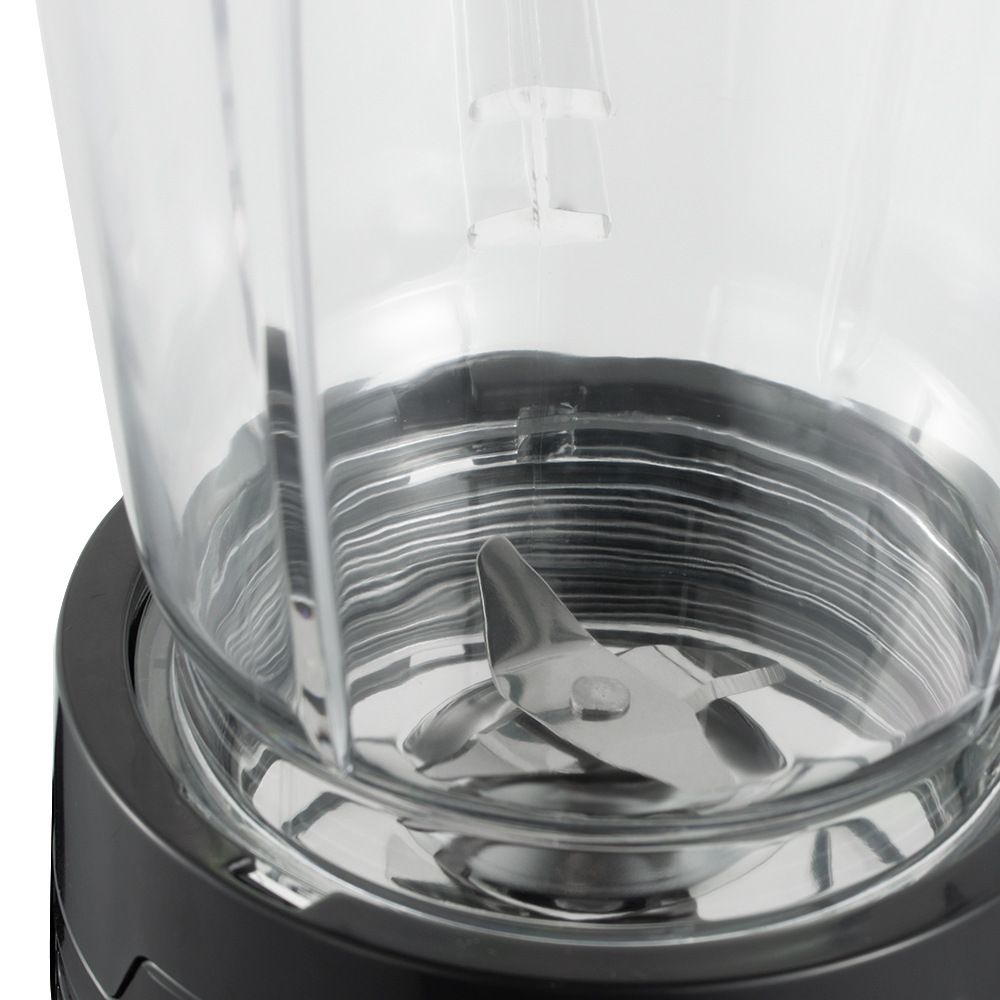 Four-in-One Electric Food Processor Blender with Multi-Function Cups for Juicing, Meat Grinding, Coffee Bean Milling and Baby Food Prep in Home Kitchens (Black)