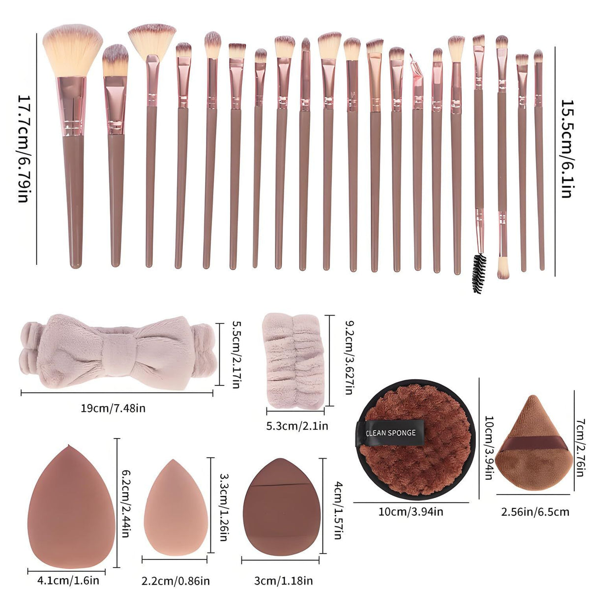 Makeup Brush Set, 67Pcs Professional Makeup Tool Set with Wash Bag Foundation Makeup Brush Kit Eye and Face Make up Brushes & Tools for Beginner & Professional.