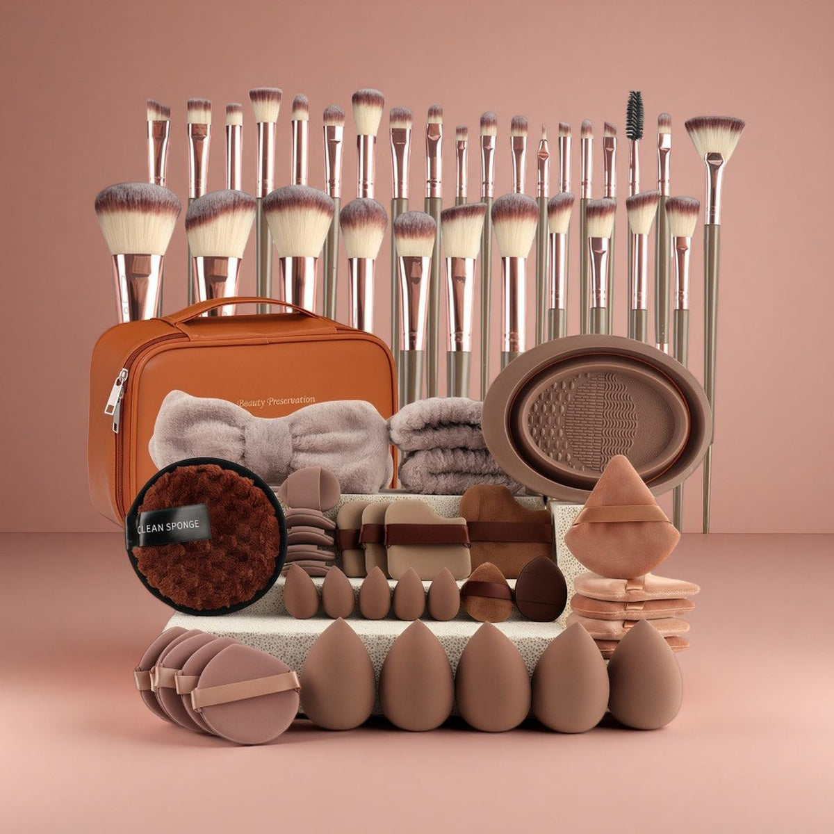 Makeup Brush Set, 67Pcs Professional Makeup Tool Set with Wash Bag Foundation Makeup Brush Kit Eye and Face Make up Brushes & Tools for Beginner & Professional.