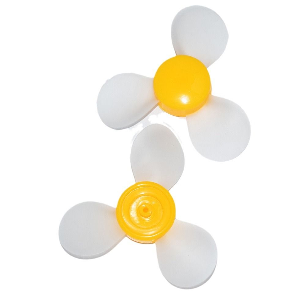 2 pcs Toy Soft Fan Blade, Three Blade Propeller Light in Weight Wear Resistant High Durability for Mini Fan for Scientific