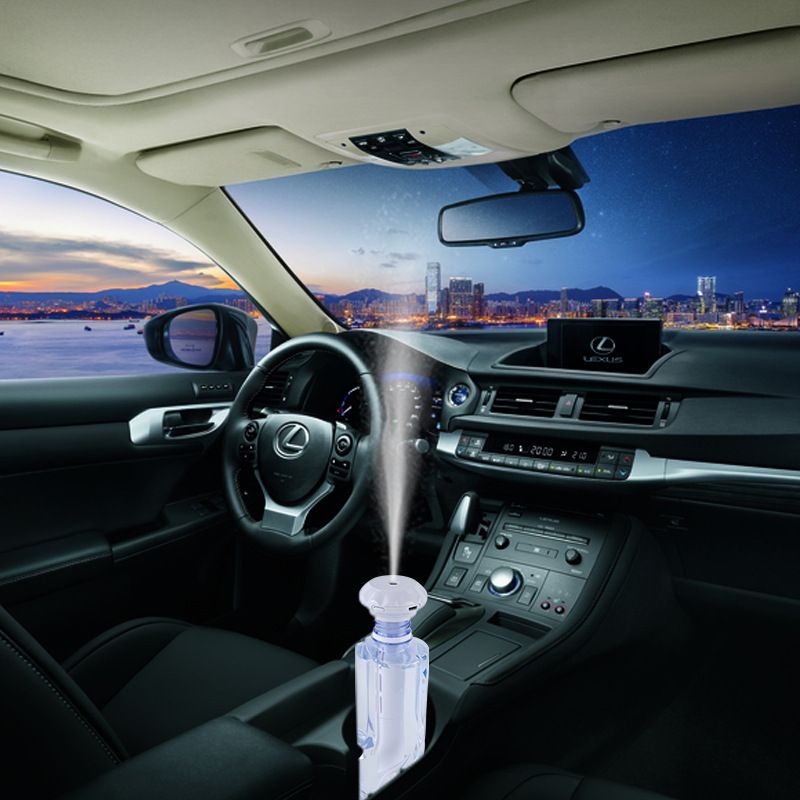 Portable Mini Humidifiers, USB Home Air Diffuser, Anion Mist Maker Car Purifier, Ultrasound LED Lamp Humidifier