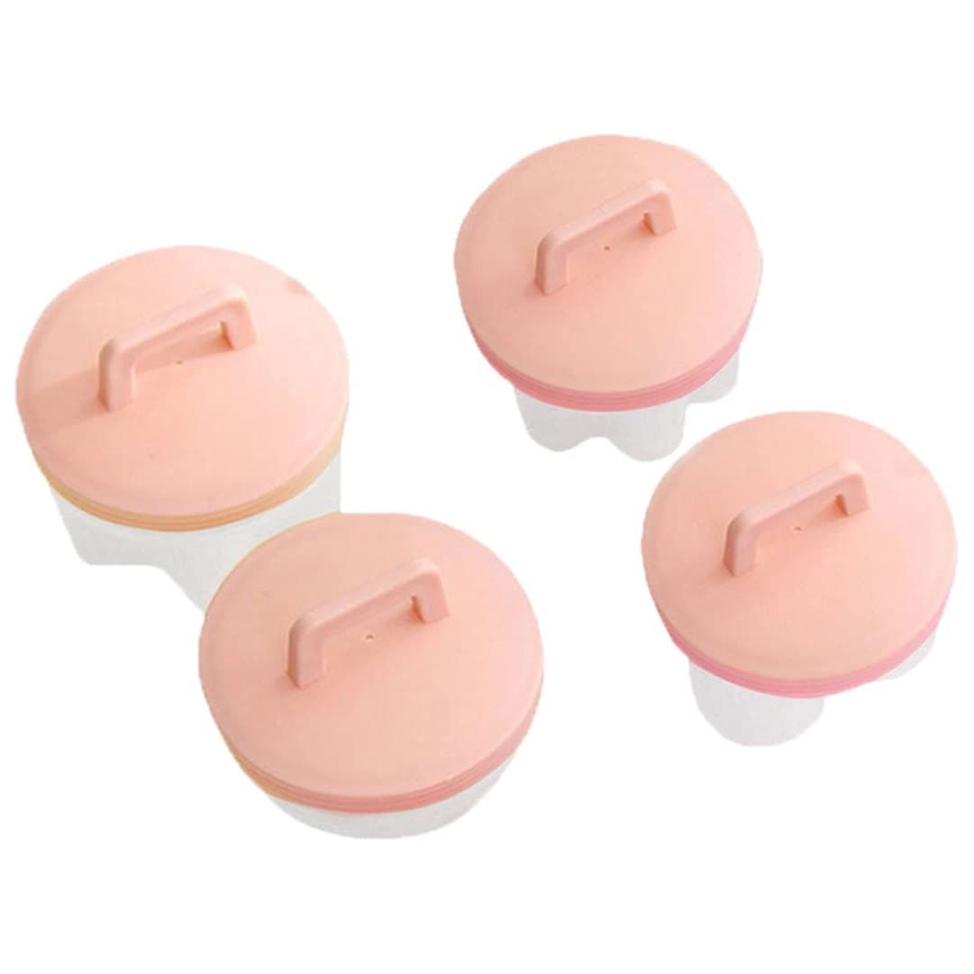 Egg Poacher, 4 Pcs Egg Cooker Cups Egg Steamer with Lid and Oil Brush, Individual Egg Boiler for Breakfast, Hard Boiled