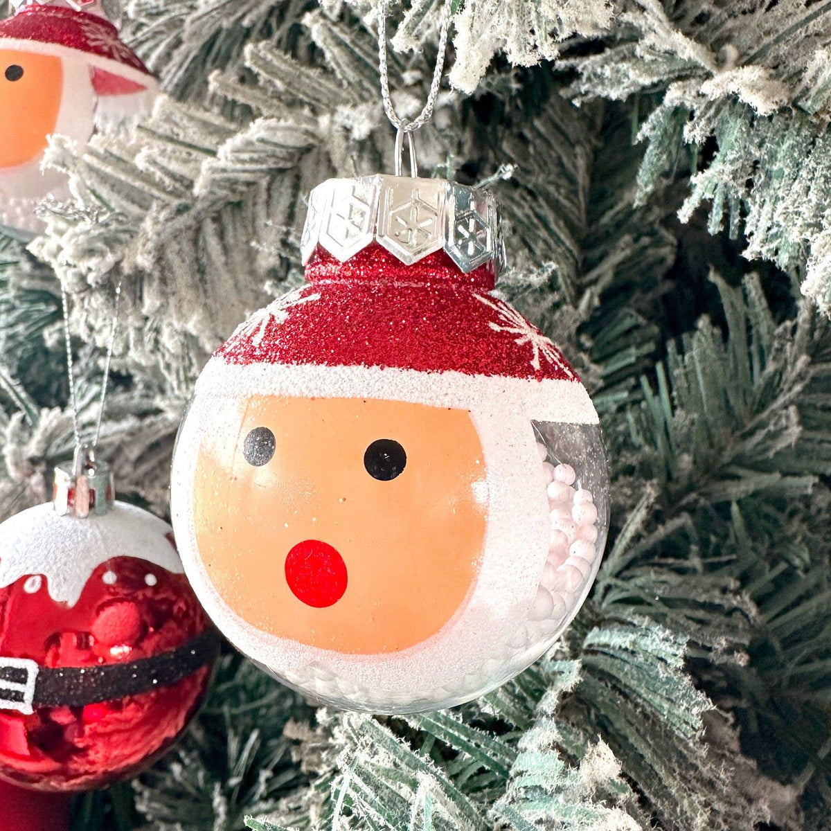 9pcs Christmas balls, Christmas tree decorations, shatterproof birthday hanging balls, Halloween holiday wedding decorations