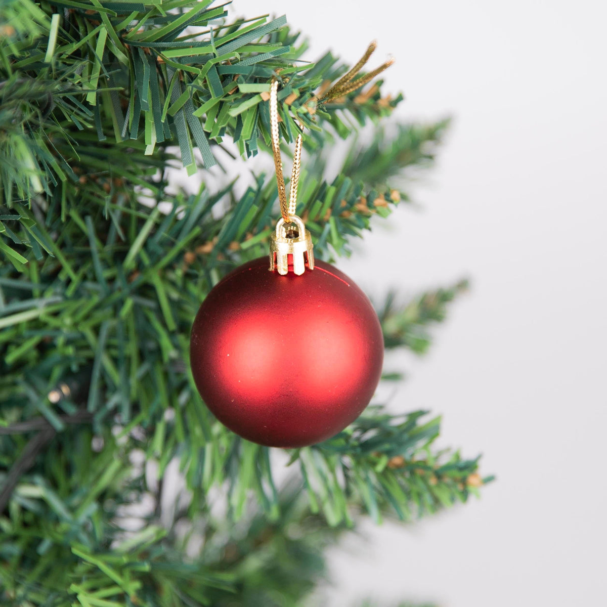 100pcs Christmas Baubles Shatterproof Dark Red, Christmas Tree Decorations Ball Ornaments Balls Xmas Hanging Decorations Holiday Decor