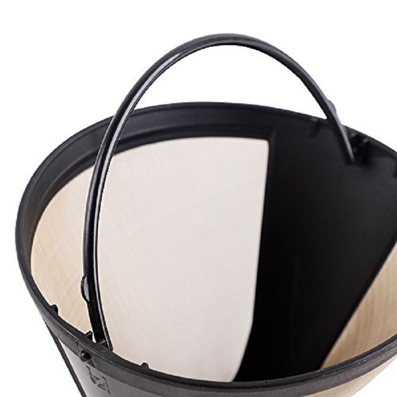 3pc Reusable Cone Coffee Filters Basket Replacement for Coffee Makers(2 Reusable Filters)