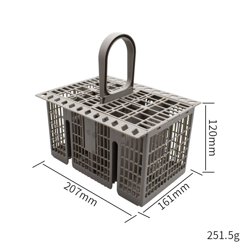 Cutlery Basket Dishwasher, Box for Multipurpose Dishwashers Universal Cutlery Basket Replacement (grey)