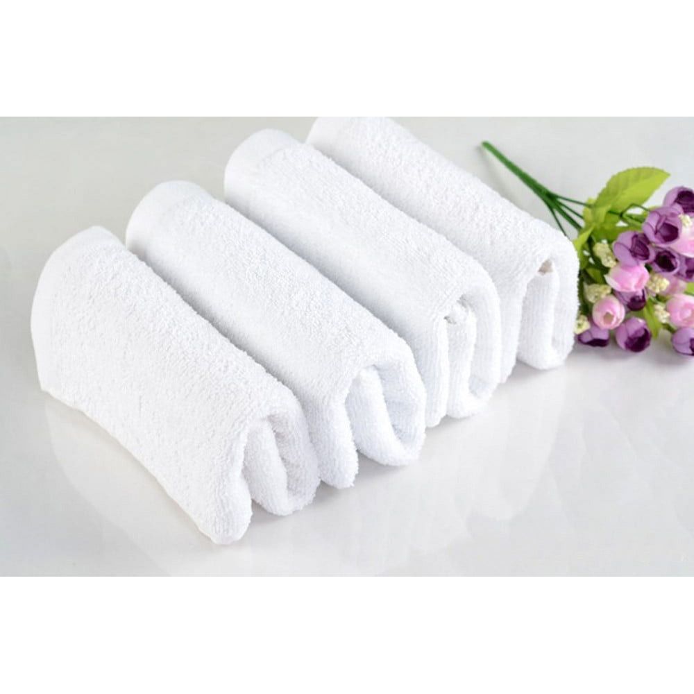 Bath Towels Washcloths Hotel 30*65cm 1Pc White Towel Cotton Hand Soft Bath Towels Bathroom Products