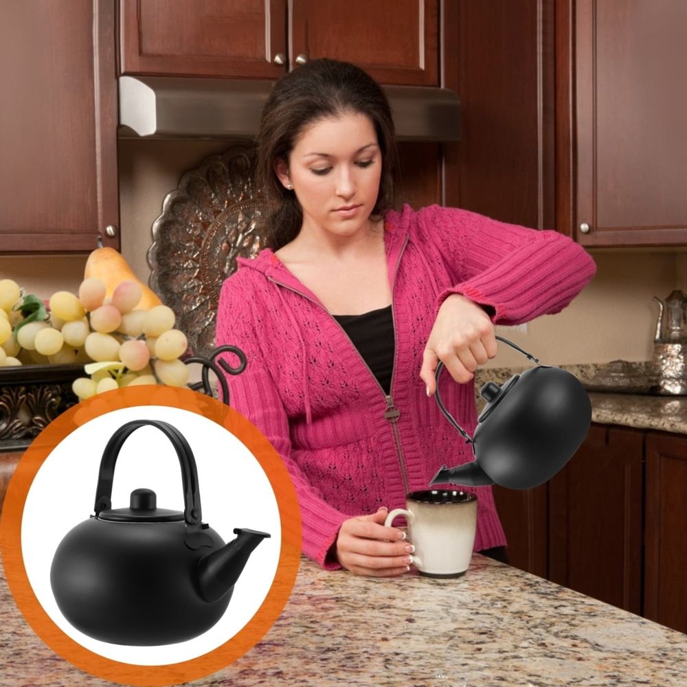 Tea Kettle Stovetop Whistling Teakettle, Classic Stainless Steel Teapot for Stove Top Use, Features a Heat-resistant Folding Handle and Mirror Finish for Durability and Style When Making Tea