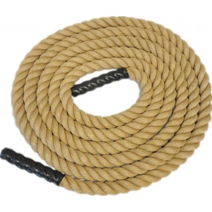 Sisal Battle Rope – 2" Thick Fitness Power Training Rope, 15 metres