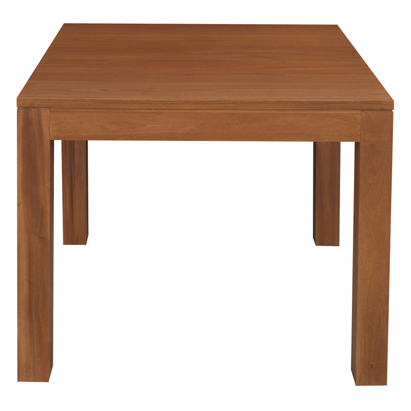 Amsterdam Solid Mahogany Timber Dining Table 90 x 90 cm (Light Pecan)