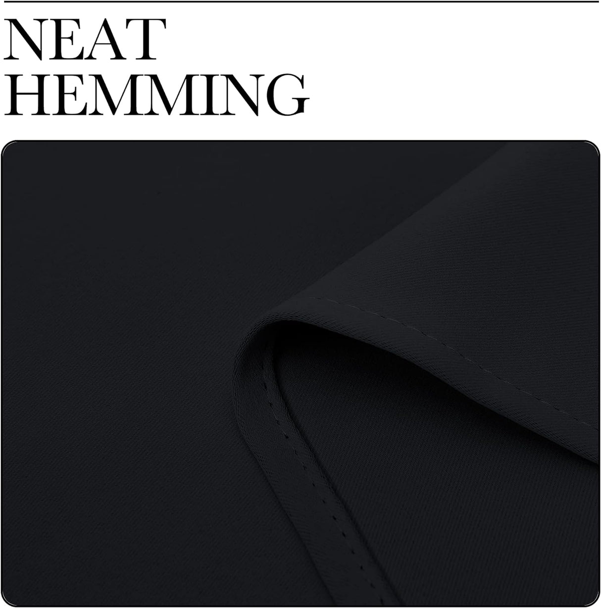 2X Blockout Curtains 100% Blackout Window Curtain Draperies Pair Eyelet 3 Layers 132CM(W) x 160CM(D)