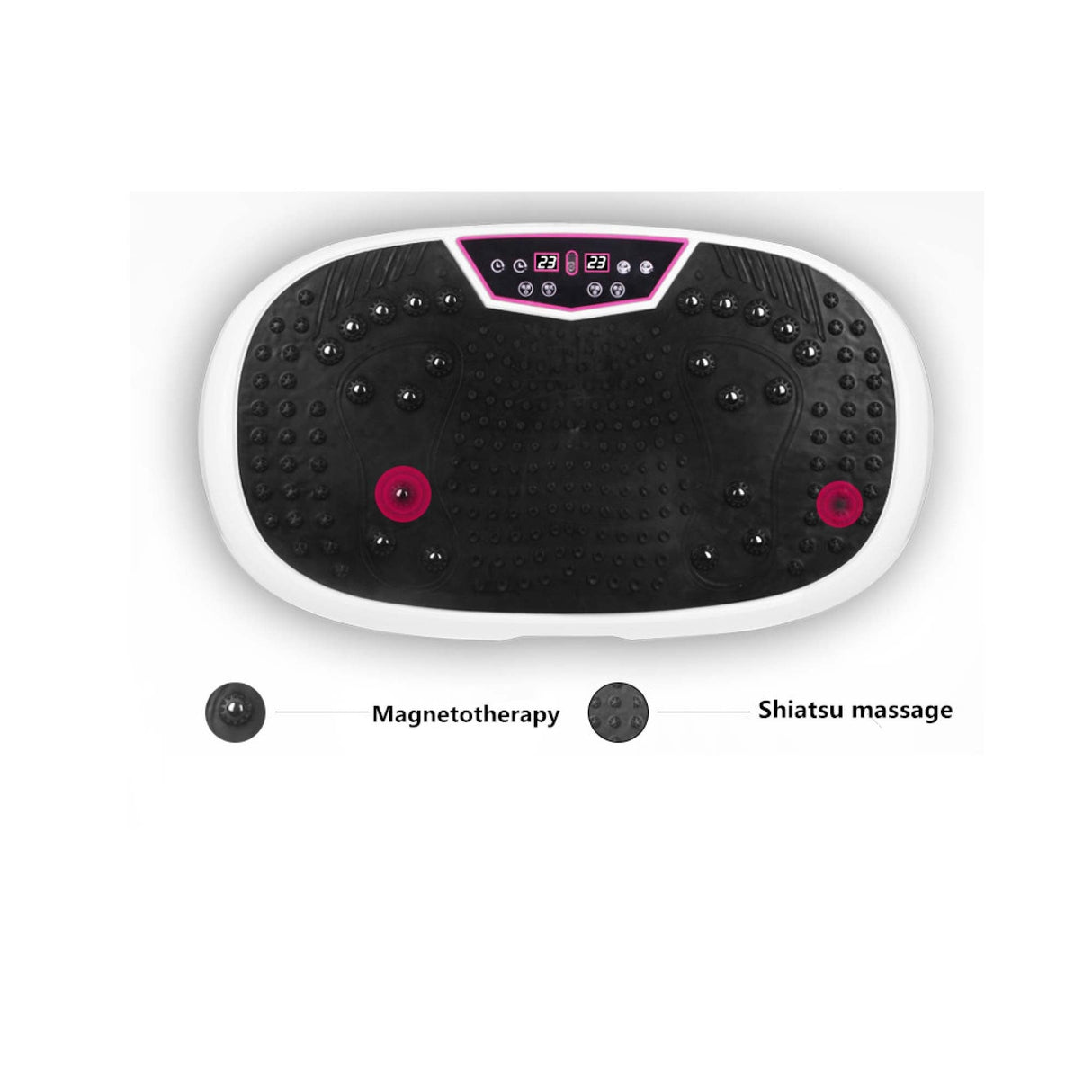 Social Hike 60cm Vibration Plate Machine Full Body Exercise Platform White