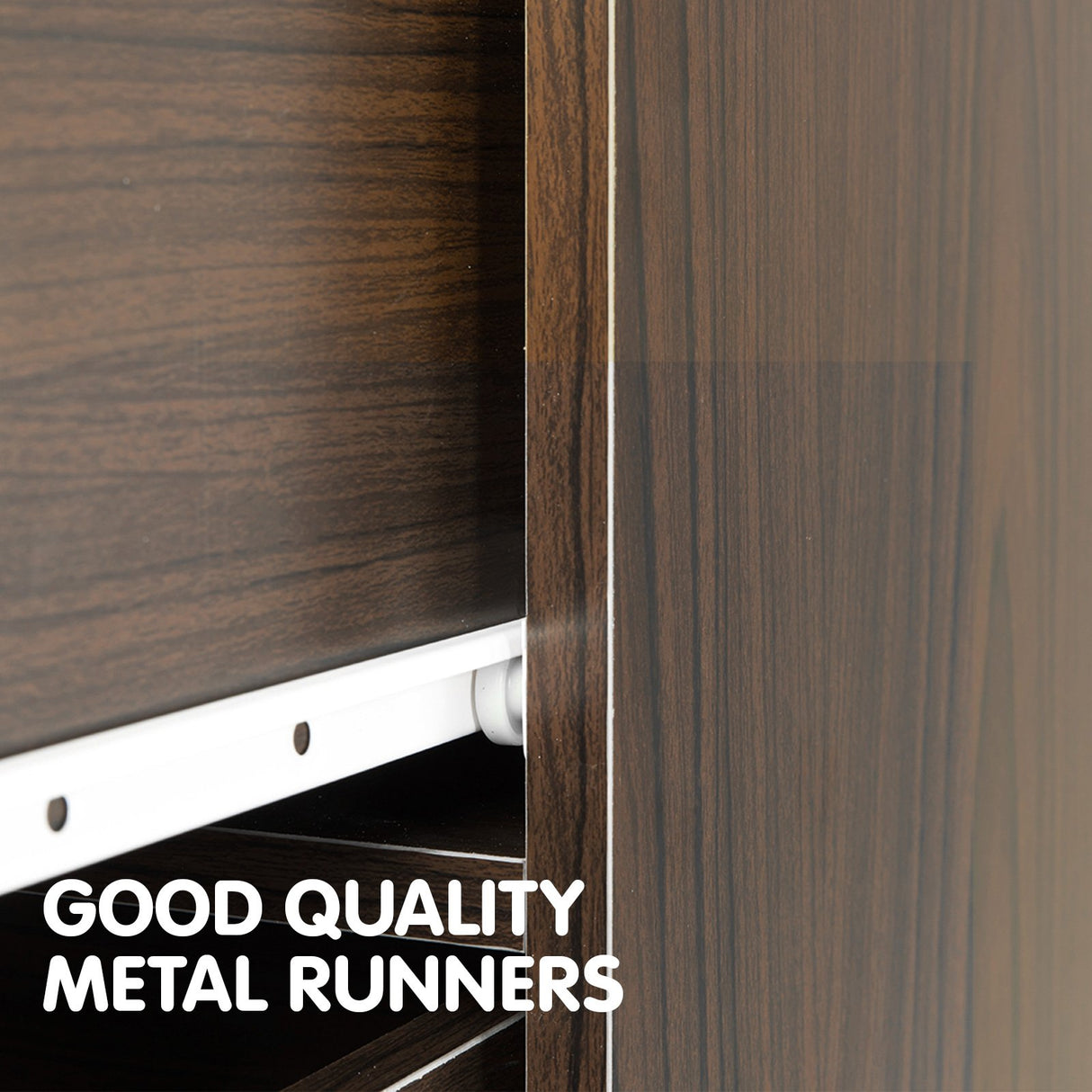 Sarantino Tallboy Dresser 6 Chest Of Drawers Cabinet Storage 85 x 39.5 x 105 in Brown