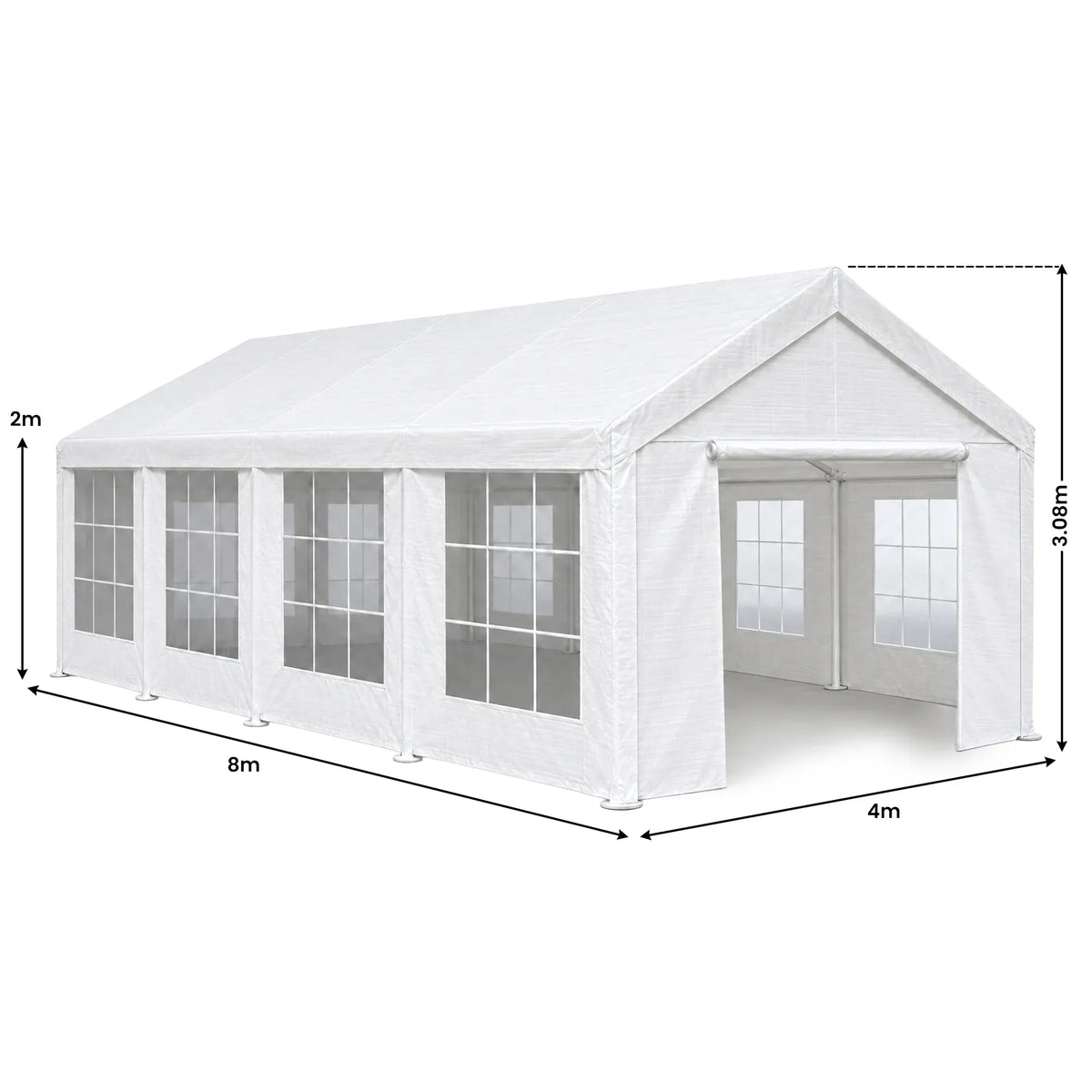Wallaroo 4x8 Outdoor event marquee - White
