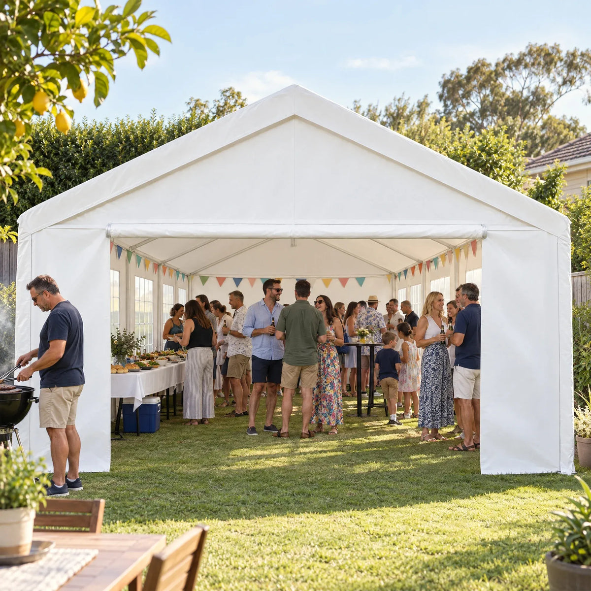 Wallaroo 4x8 Outdoor event marquee - White