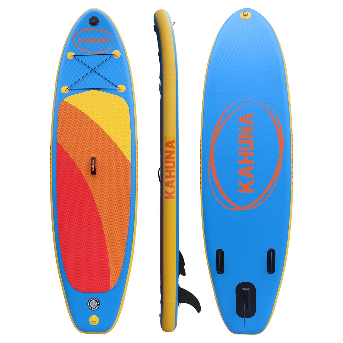 Kahuna Hana 10FT Inflatable Stand Up Paddle Board Set - Non-Slip iSUP Paddleboard with Backpack Paddle Pump Leash