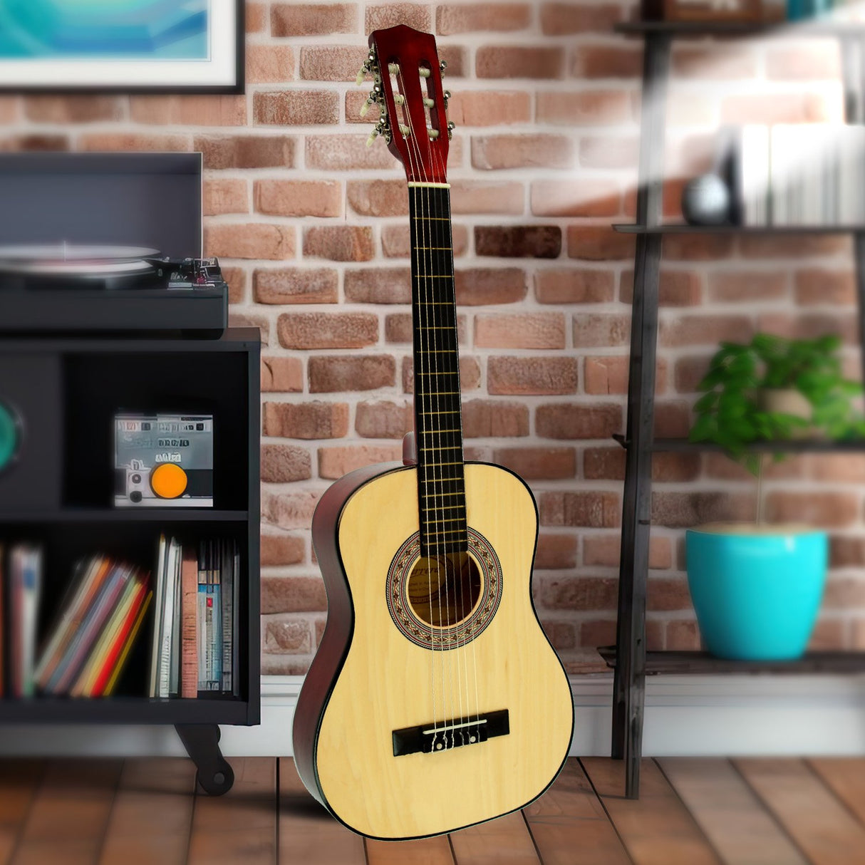 Karrera Childrens Guitar Wooden 34in Acoustic - Natural