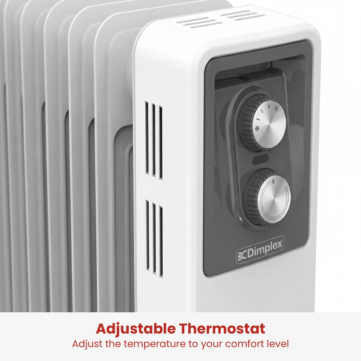 Dimplex 2.4kW Oil Column Heater with Turbo Fan 9 Fin Portable Radiator