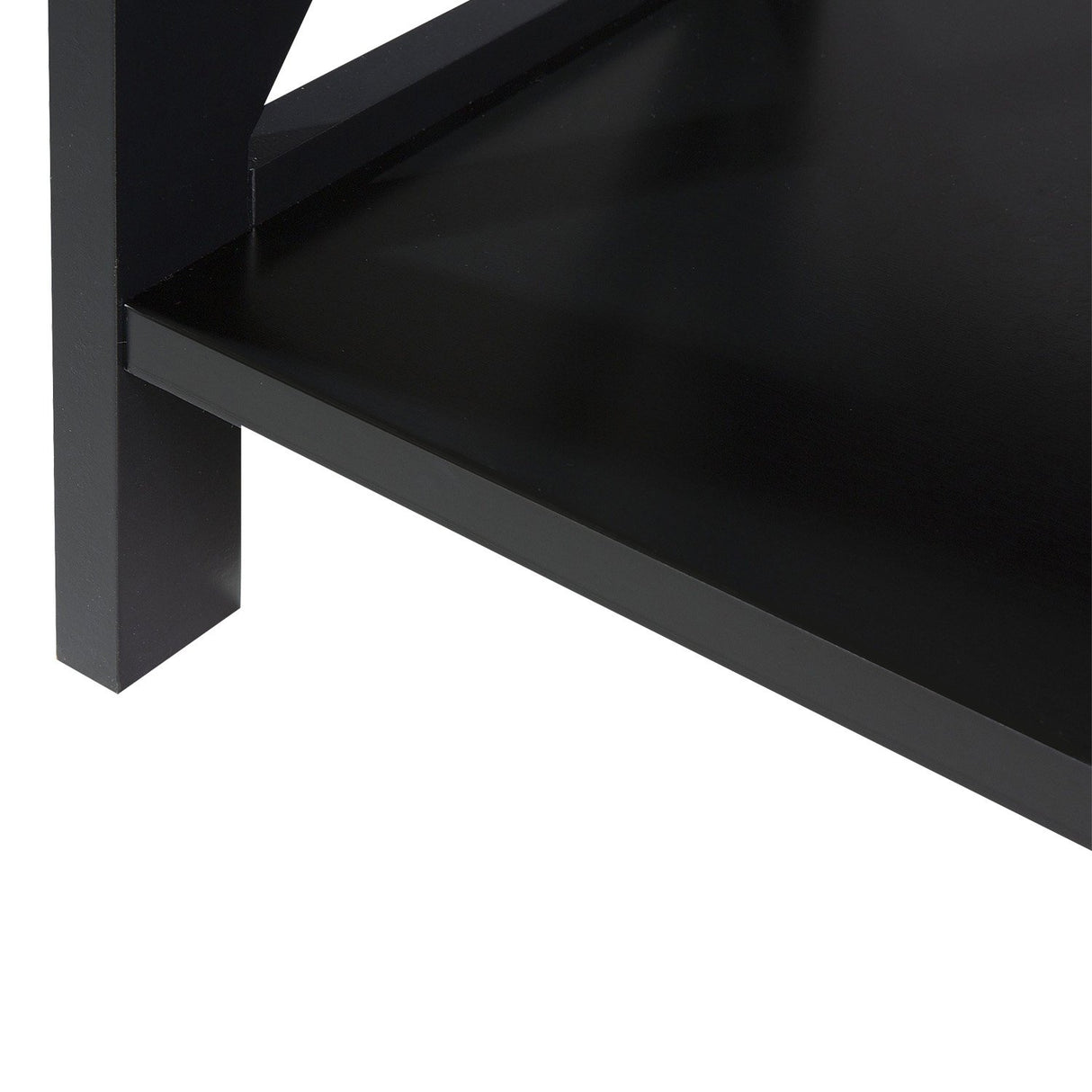 Sarantino Daphne 5-tier Cross Panel Bookshelf